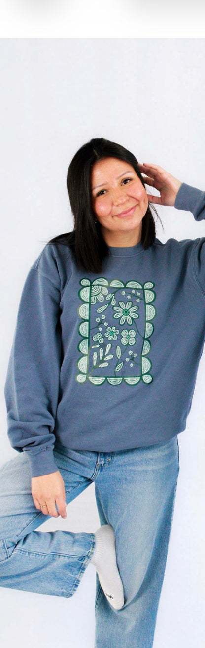 Floral Frame Crew